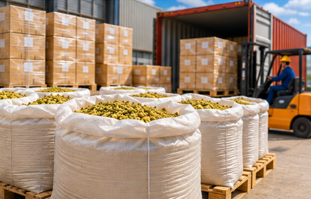 Vietnam dried Hoa Hoe flower buds bulk export packaging
