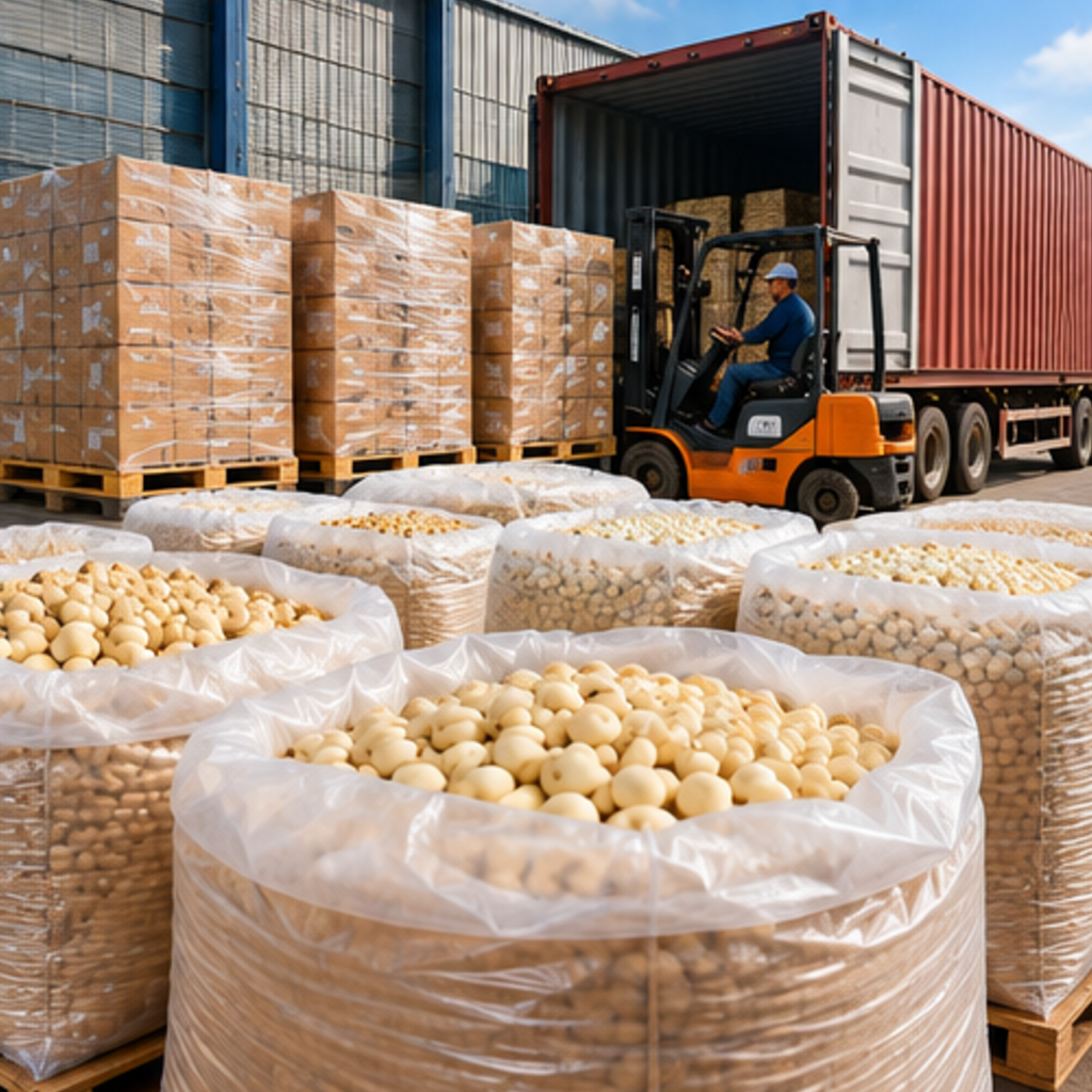 Vietnamese lotus seeds bulk export packaging