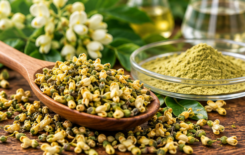 Hoa Hoe flower buds botanical ingredient and rutin quality testing