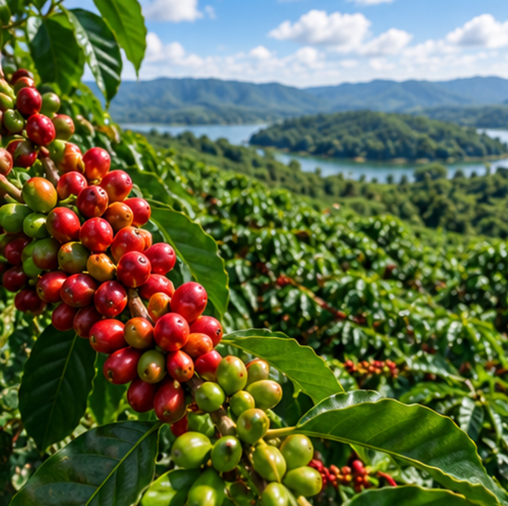 Coffee cultivation in Vietnam Central Highlands
