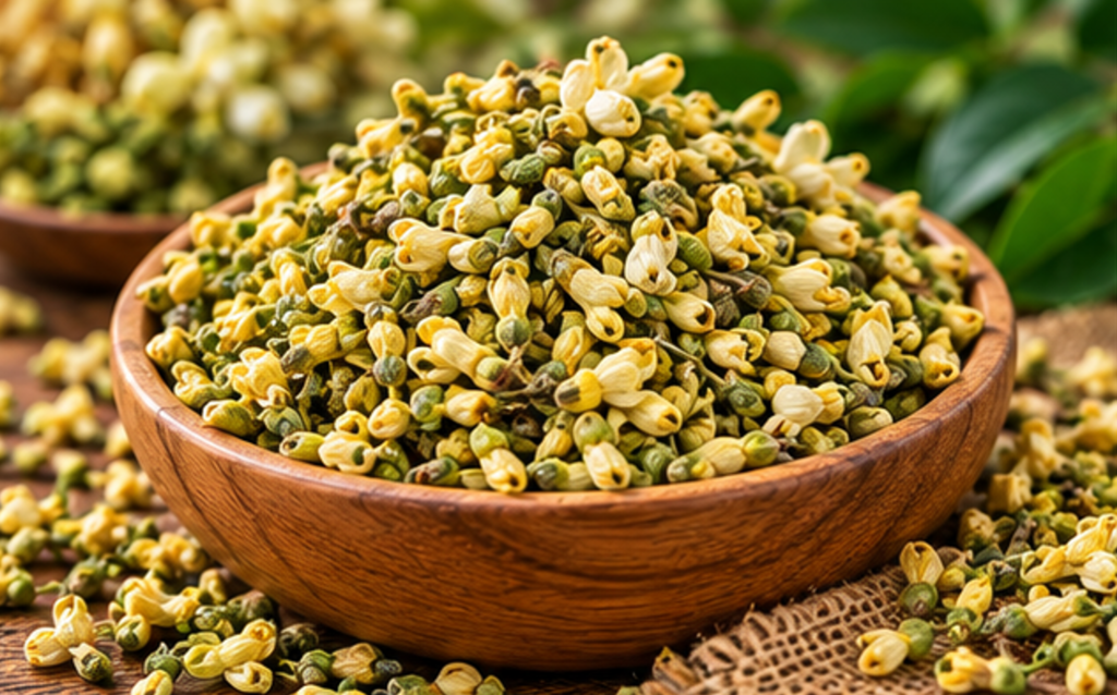 Vietnam Hoa Hoe dried Sophora japonica flower buds for bulk export